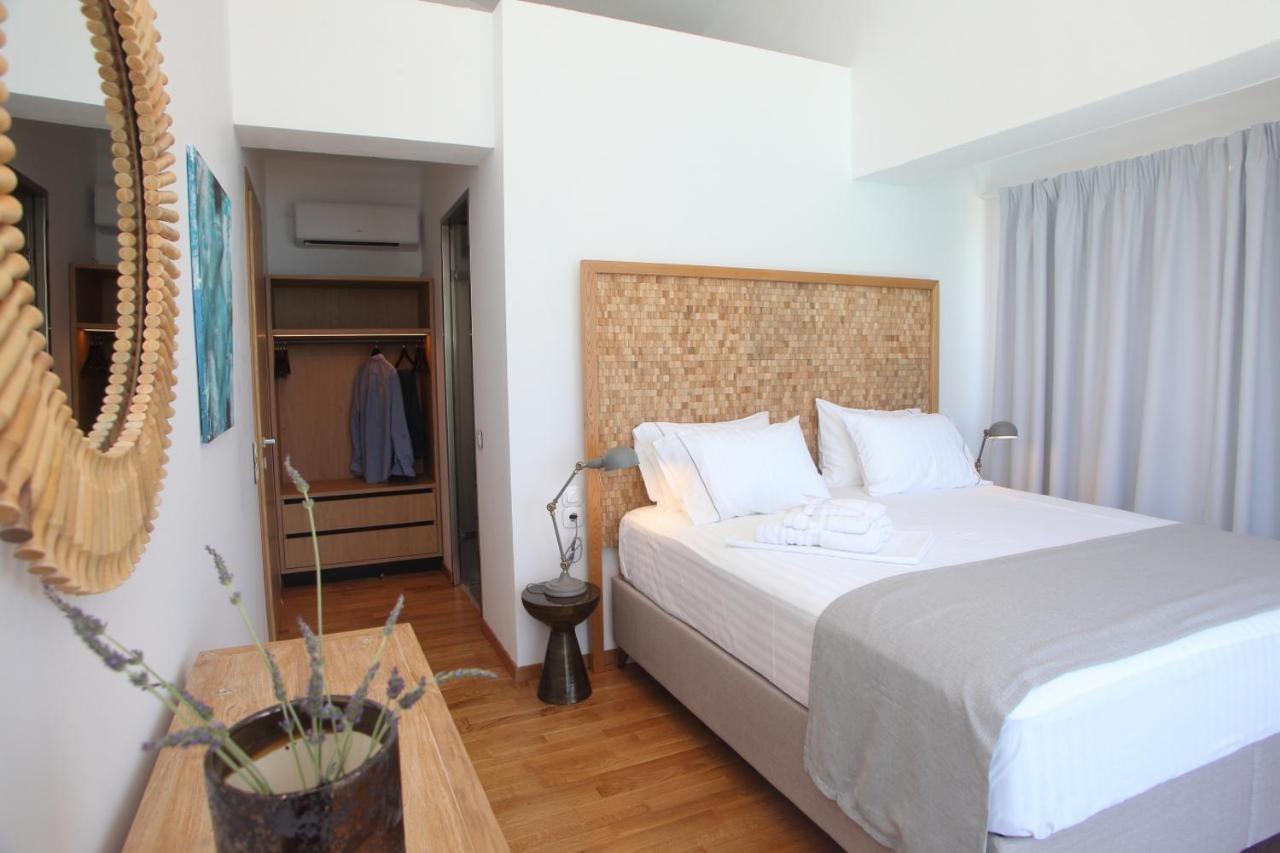 Capro - Milos Bay Villas อาโยส นิกีตัส ภายนอก รูปภาพ